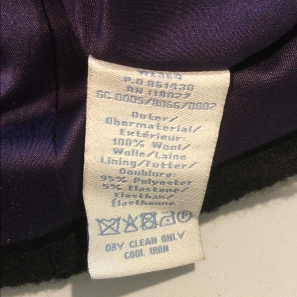 Boden black Wool Blend Jacket. Size 6 - Picture 5 of 5